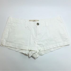 Y2K Hollister Chino Short Shorts Low Rise White Size 7 w28